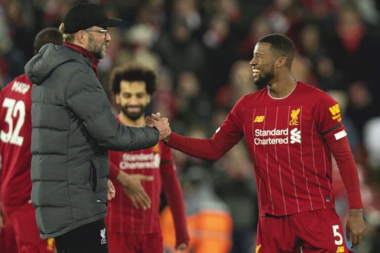 Jurgen Klopp Appears Resigned To Gini Wijnaldum Leaving At End Of Season