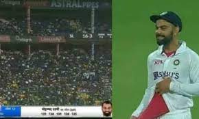 IND vs SL 2022 | Virat Kohli shows his red vest at Chinnaswamy Stadium during India’s D//N Test vs Sri Lanka