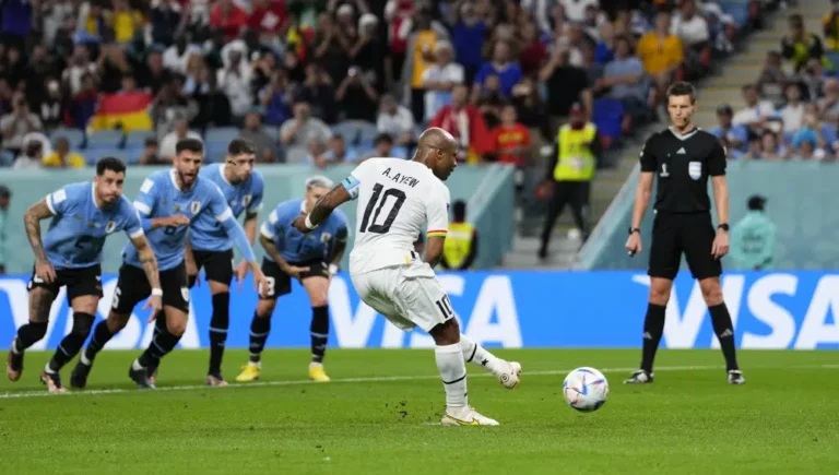 Uruguay beat Ghana 2-0 but crash out of World Cup