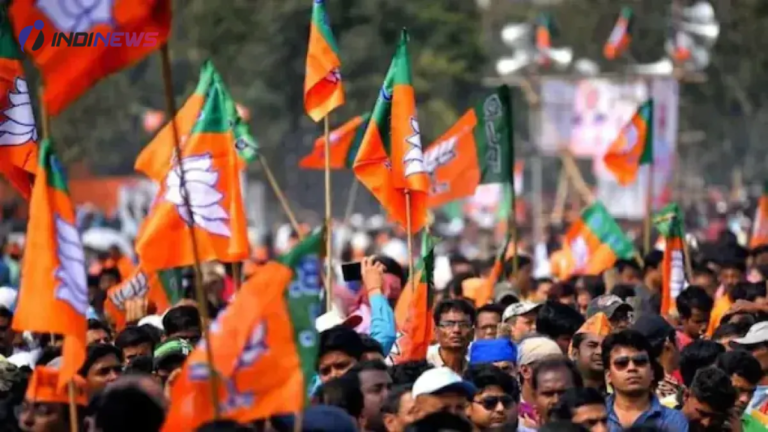 Crowd gathered for BJP Rally